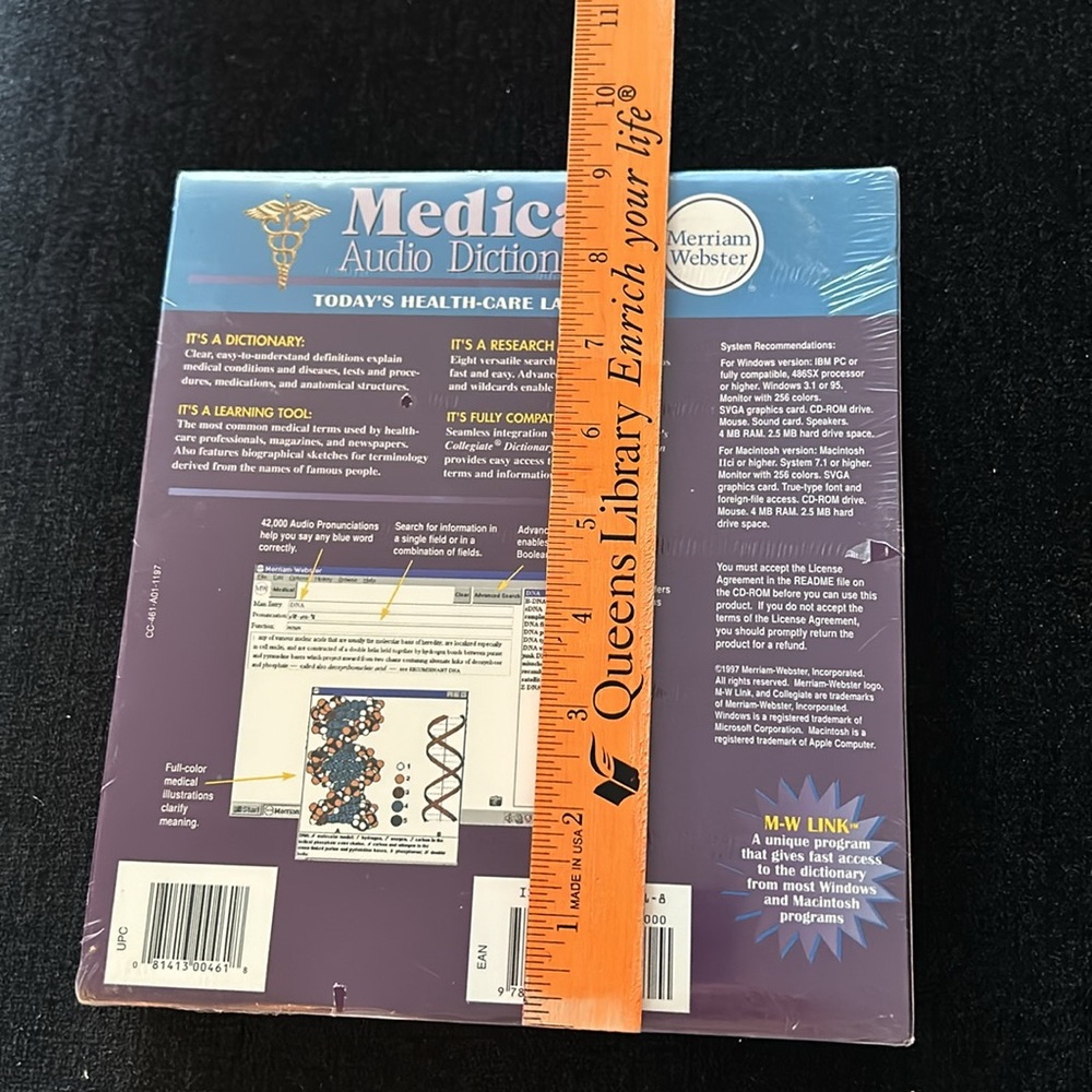 Merriam-Webster’s Medical Audio Dictionary on CD-ROM, Brand New. Sealed. - Picture 4 of 5